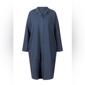 OSKA Dress 312 Bio-cotton Modal Jersey Blue Heavy Thick Women’s Size 4 US 12-14